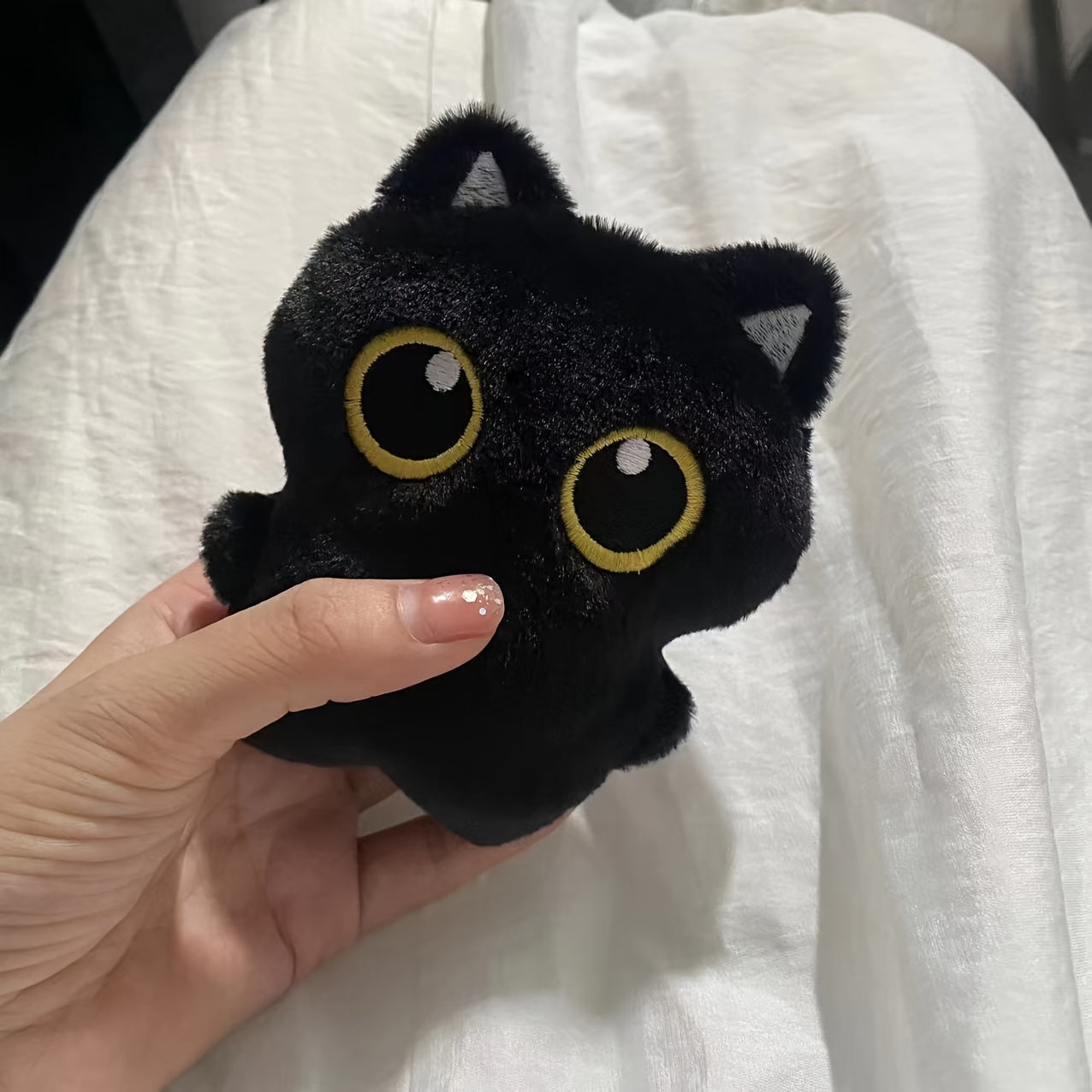 Plush Cartoon Cat Toy for All Breeds