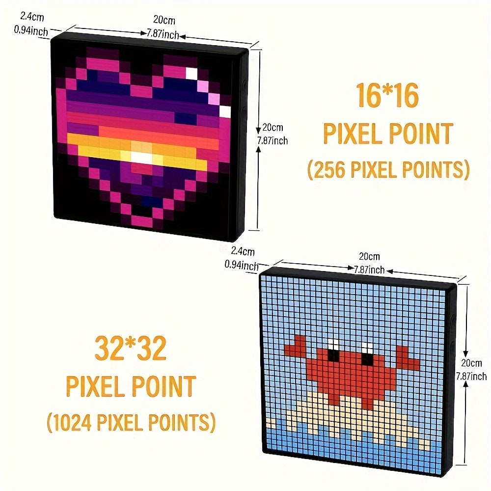 LED Pixel Display Programmable LED Screen Night Light