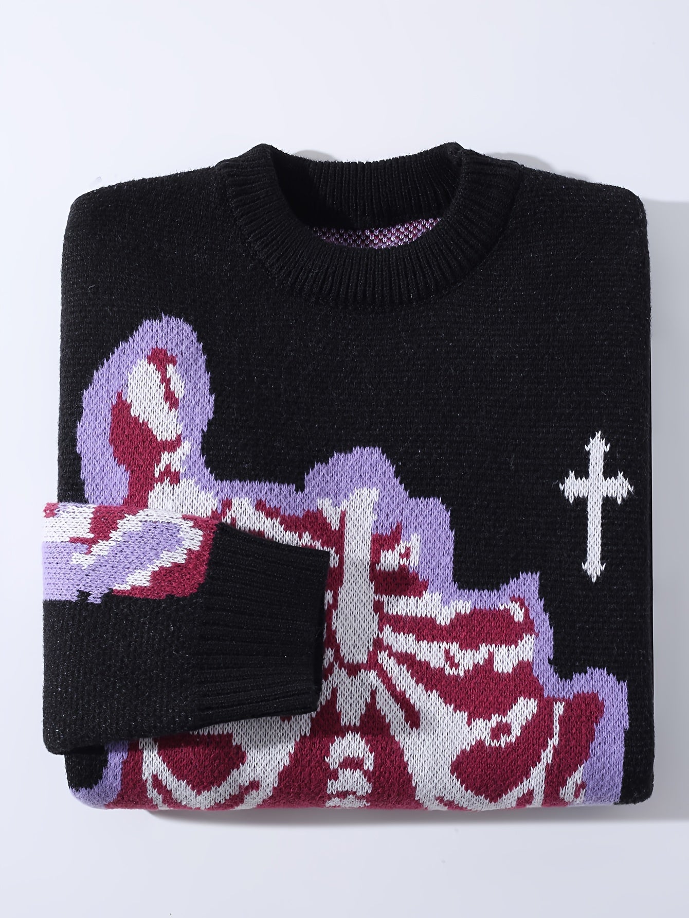 Men's Halloween Skeleton Knit Sweater