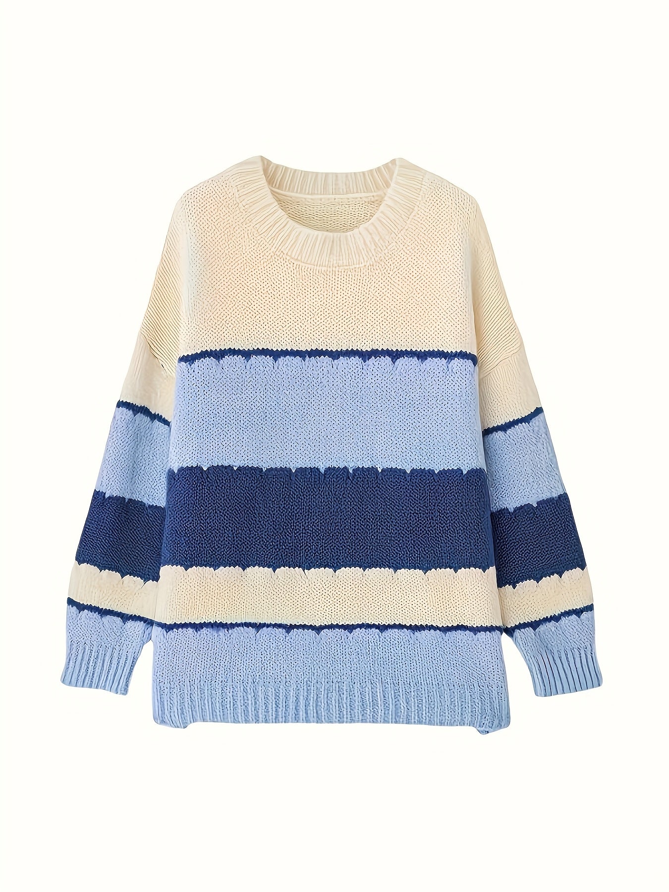 Women's Color Block Knit Sweater