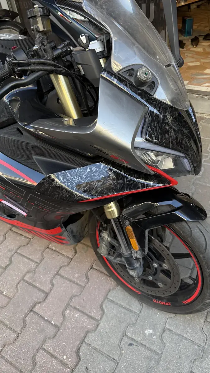 Cfmoto 450sr sag sol kanat üzeri forget desen kapak - ek görsel