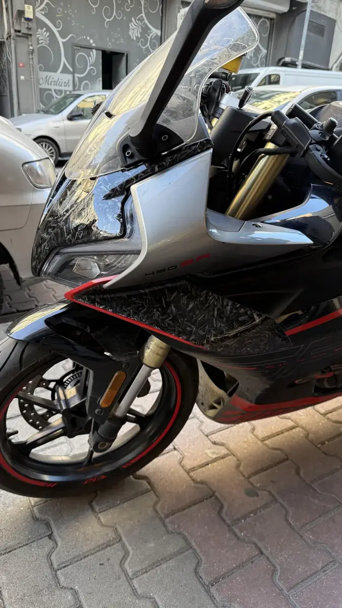 Cfmoto 450sr sag sol kanat üzeri forget desen kapak - ek görsel