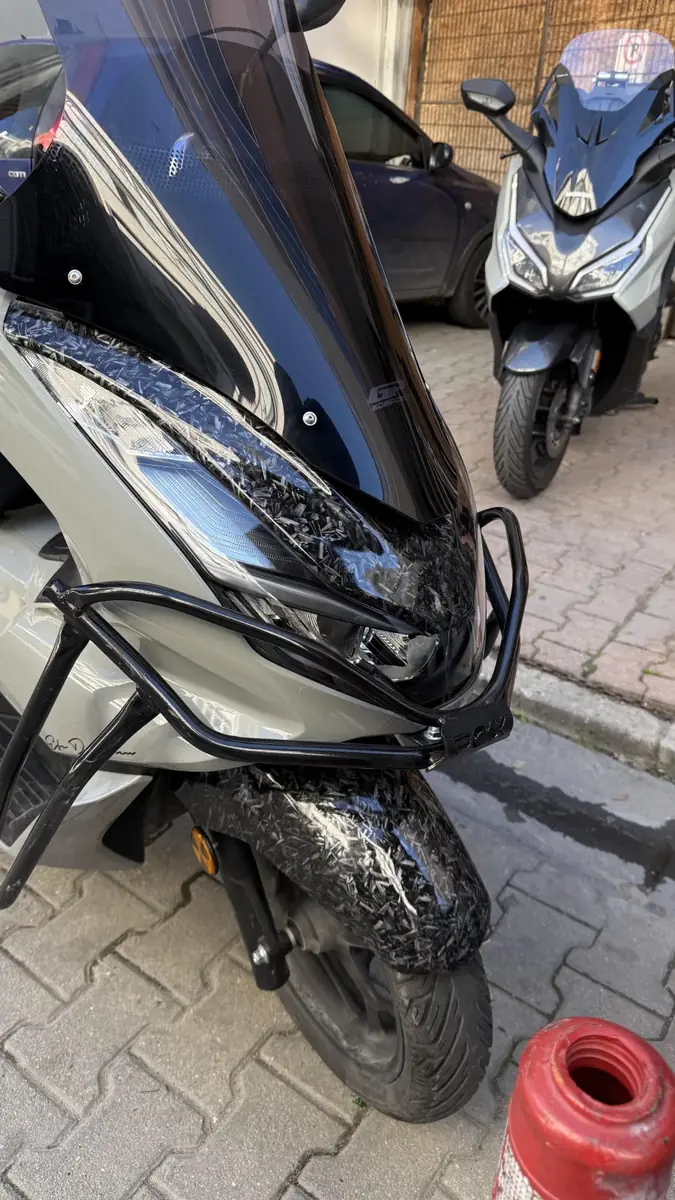 PCX Forget Desen Kapak Seti 3'li — Ön Far Üstü + Ön Çamurluk + Basamak (2021-2024) - ek görsel