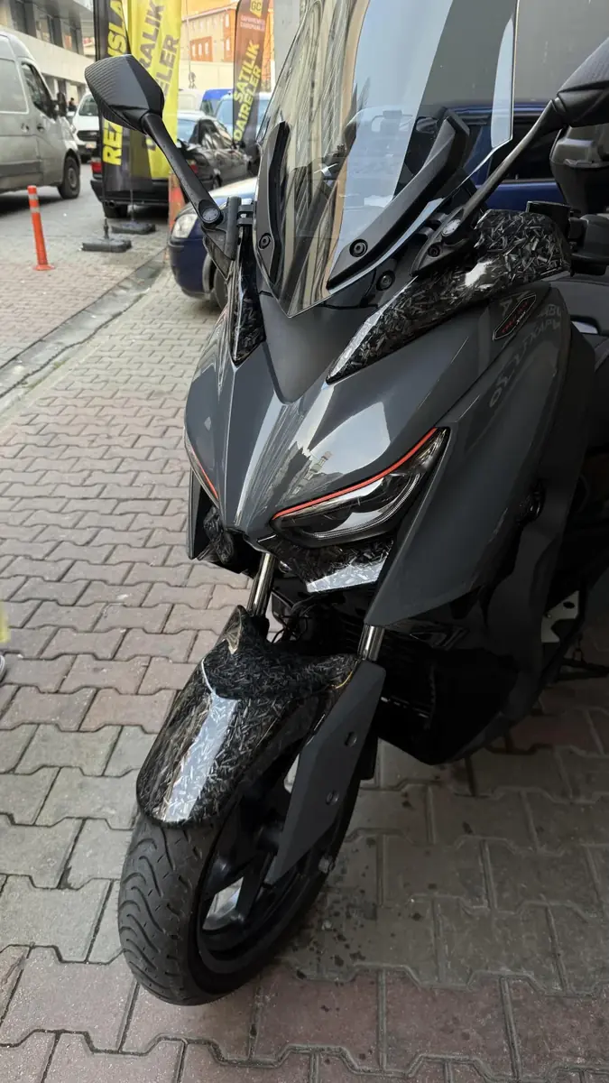 Xmax sag sol far altı kaş forget desen koruma kapak 2018-2023 - ek görsel