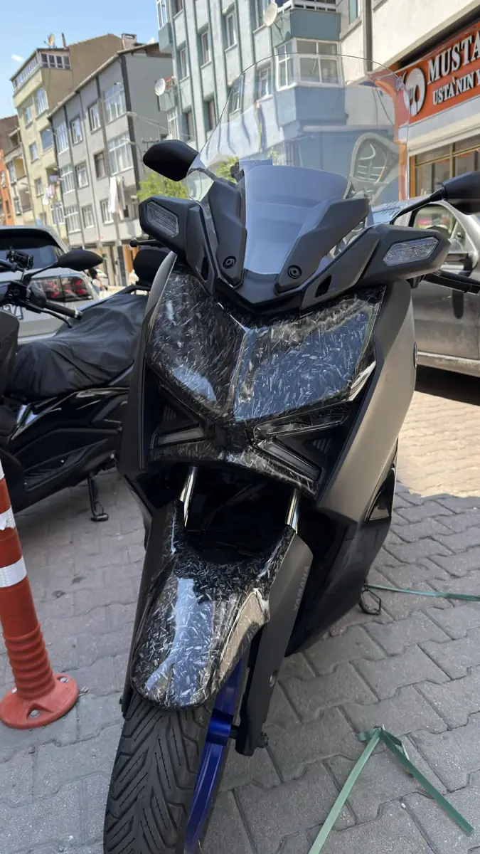 Xmax ön çamurluk üstü forget desen koruma kapak 2023-2026 - ek görsel