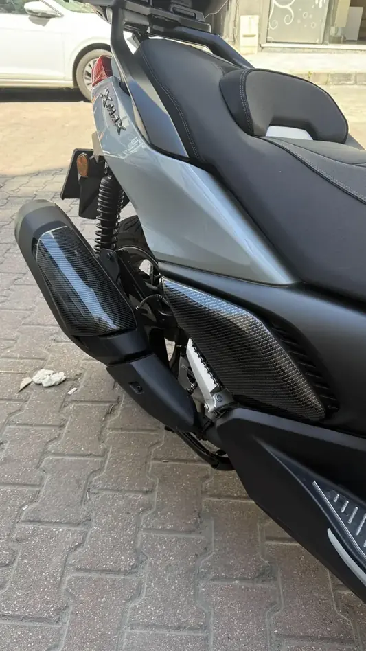 Xmax 4lü set forget desen kapak (ön far üstü+ön çamurluk+far altı winglet+sag sol basamak) 2024-2026 hareketli cam modelleri