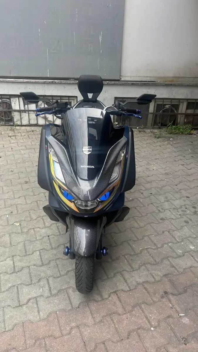 Pcx ön çamurluk Üzeri Karbon desen geçme kapak 2021-2026 - ek görsel